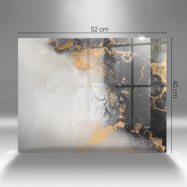 Grafkaars onderzetter Abstractie met goud