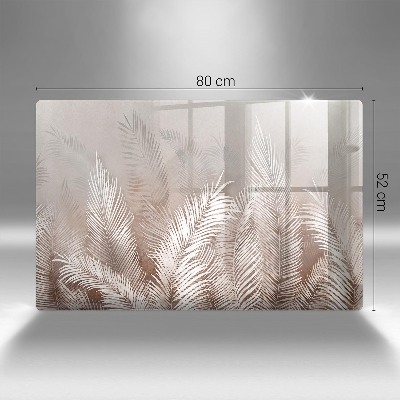 Grafkaars onderzetter Boho-bladeren en -vegetatie