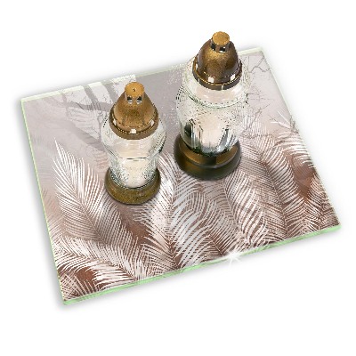 Grafkaars onderzetter Boho-bladeren en -vegetatie