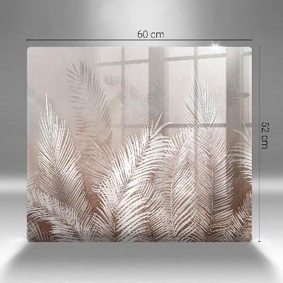 Grafkaars onderzetter Boho-bladeren en -vegetatie