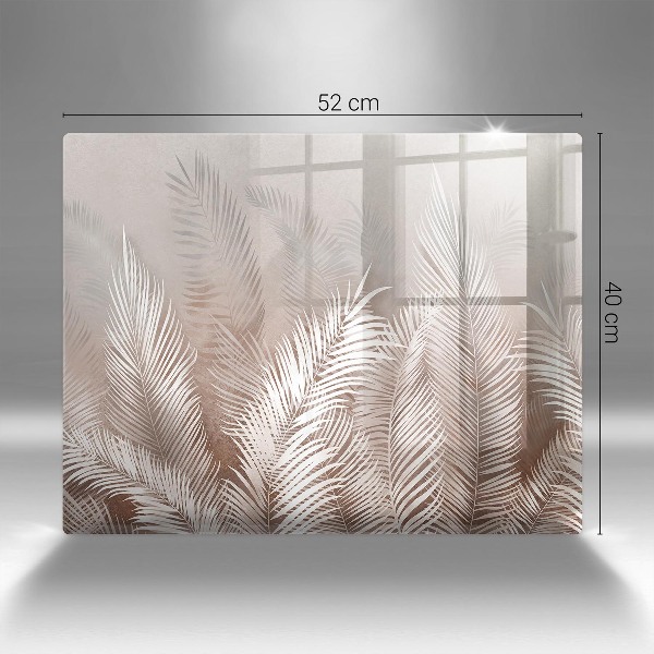 Grafkaars onderzetter Boho-bladeren en -vegetatie