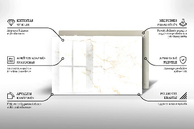 Grafkaars onderzetter Elegante marmeren steen