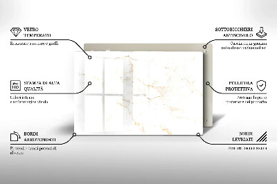 Grafkaars onderzetter Elegante marmeren steen