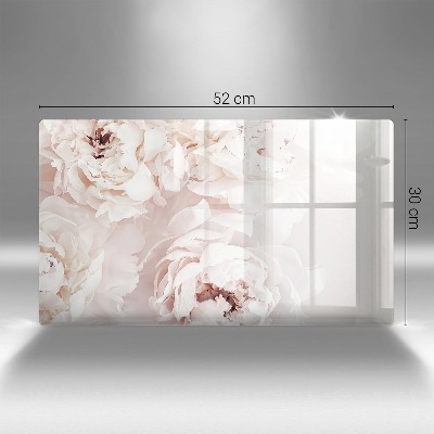 Grafkaars onderzetter Pastelkleurige pioenrozen