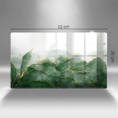 Glasplaat voor grafkaars Abstracte natuur