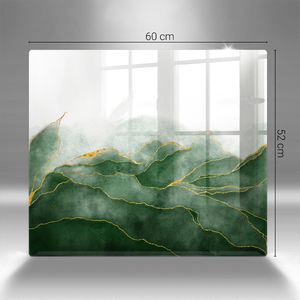 Glasplaat voor grafkaars Abstracte natuur