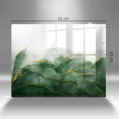 Glasplaat voor grafkaars Abstracte natuur