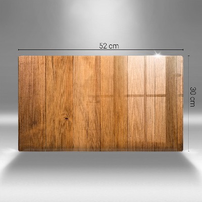 Glasplaat voor grafkaars Houten planken