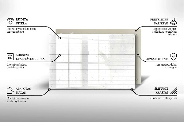 Grafkaars onderzetter Moderne lichtpanelen