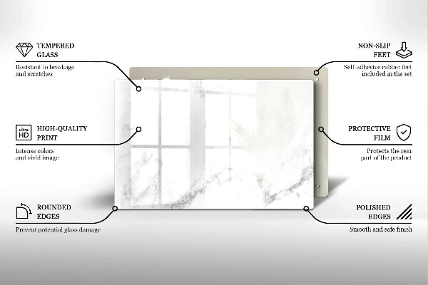 Dekoracyjna podkładka pod znicz Nowoczesny marmur