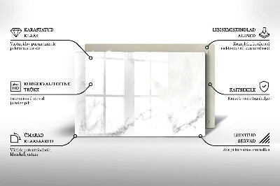 Grafkaars onderzetter Modern marmer