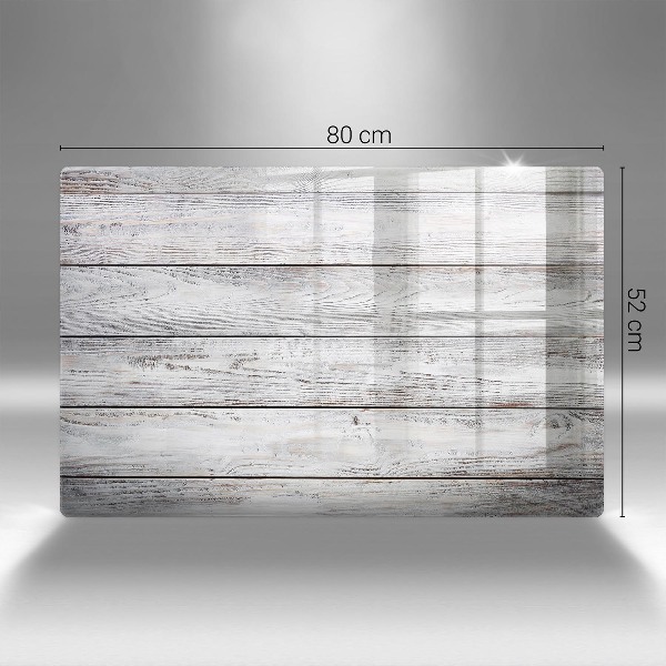 Glasplaat voor grafkaars Lichte houten planken