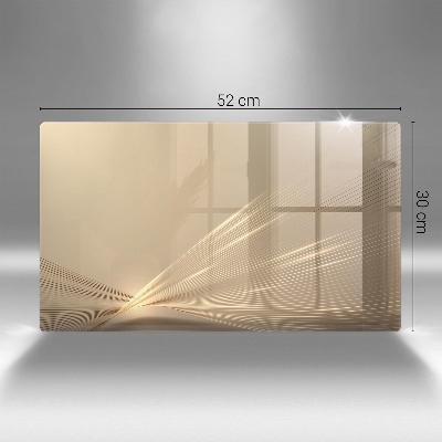 Glasplaat voor grafkaars Moderne abstractie