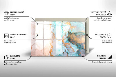 Grafkaars onderzetter Abstract marmer