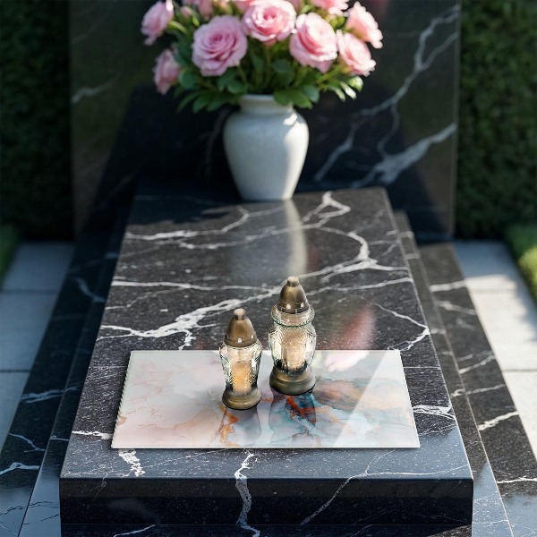 Grafkaars onderzetter Abstract marmer