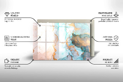 Grafkaars onderzetter Abstract marmer