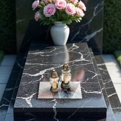 Grafkaars onderzetter Abstract marmer