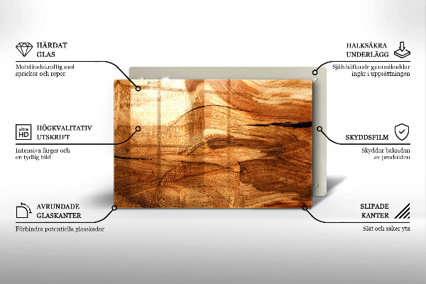 Grafkaars onderzetter Textuur van een houten plank