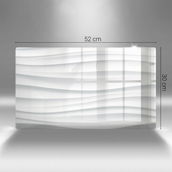 Glasplaat voor grafkaars Moderne structuur
