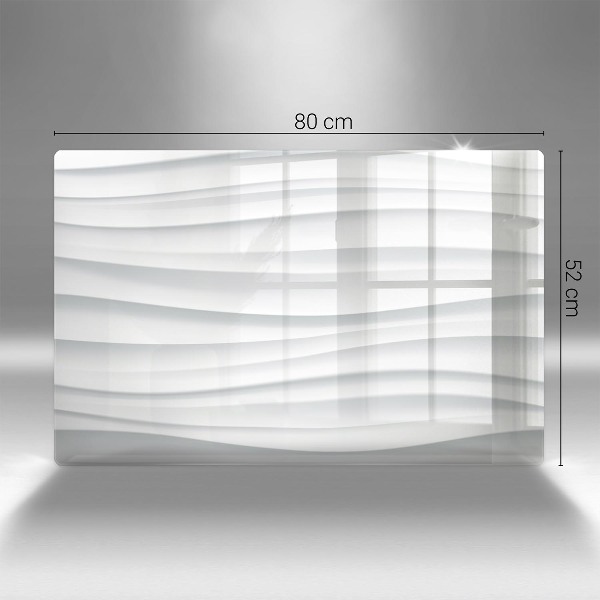 Glasplaat voor grafkaars Moderne structuur