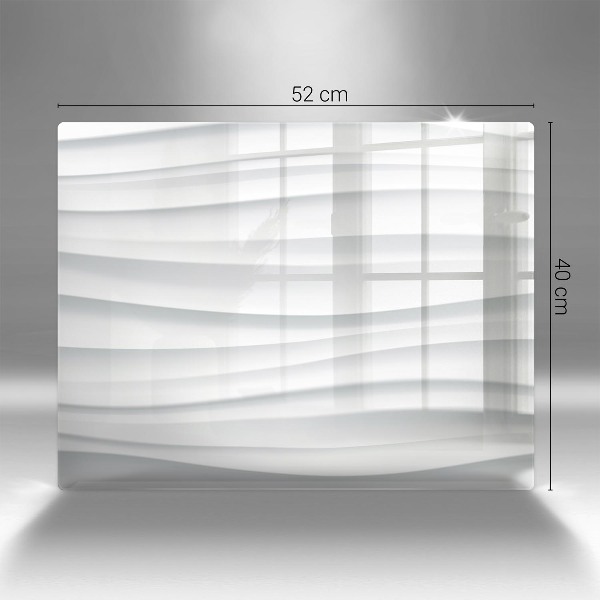 Glasplaat voor grafkaars Moderne structuur