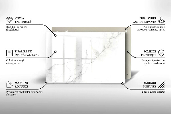 Grafkaars onderzetter Marmeren achtergrond