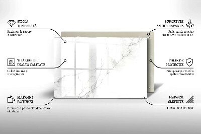 Grafkaars onderzetter Marmeren achtergrond