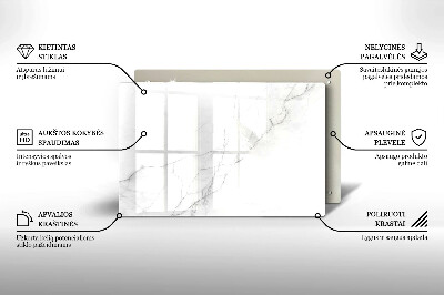 Grafkaars onderzetter Marmeren achtergrond