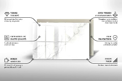 Grafkaars onderzetter Marmeren achtergrond