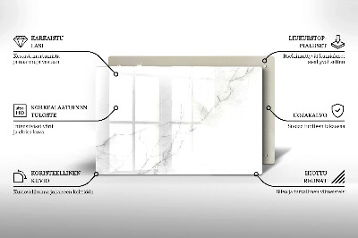 Grafkaars onderzetter Marmeren achtergrond