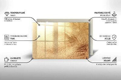 Glasplaat voor grafkaars Zand