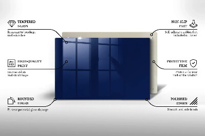 Grafkaars onderzetter Blauwe kleur