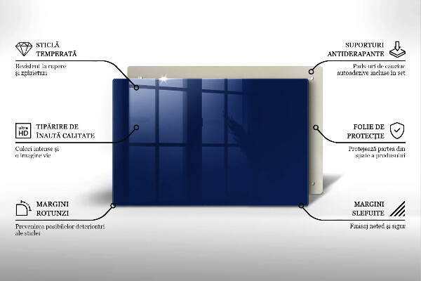 Grafkaars onderzetter Blauwe kleur