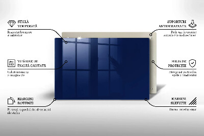 Grafkaars onderzetter Blauwe kleur