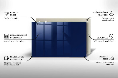 Grafkaars onderzetter Blauwe kleur