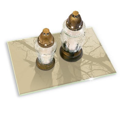 Dekoracyjna podkładka pod znicz Kolor beżowy