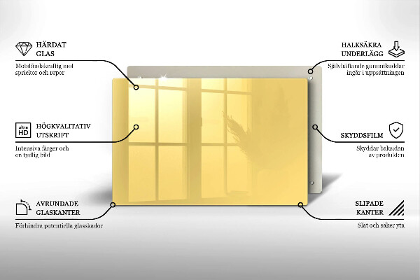 Grafkaars onderzetter Gele kleur