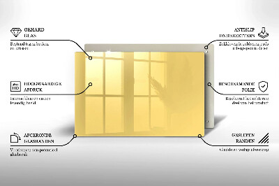 Grafkaars onderzetter Gele kleur
