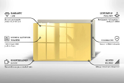 Grafkaars onderzetter Gele kleur