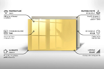 Grafkaars onderzetter Gele kleur