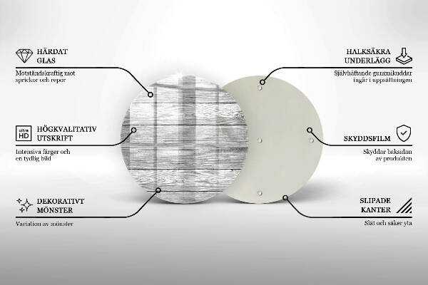 Grafkaars onderzetter Oude houten planken