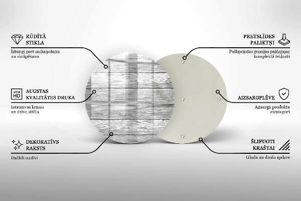 Grafkaars onderzetter Oude houten planken