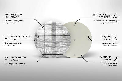 Grafkaars onderzetter Oude houten planken