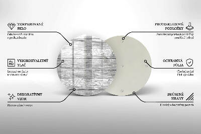 Grafkaars onderzetter Oude houten planken