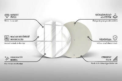 Grafkaars onderzetter Delicaat marmer
