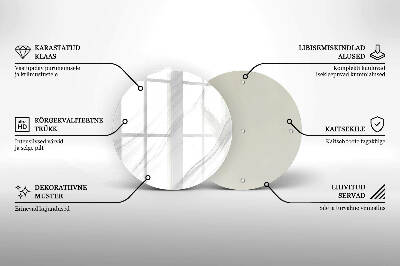 Grafkaars onderzetter Delicaat marmer