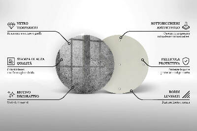 Podkładka pod znicz Beton kamień tekstura