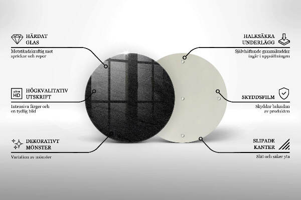 Glasplaat voor grafkaars Steenstructuur