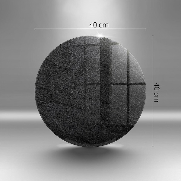 Glasplaat voor grafkaars Steenstructuur