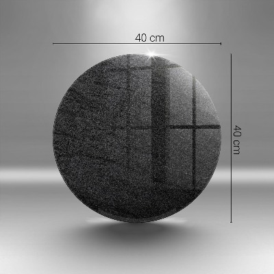 Glasplaat voor grafkaars Steenstructuur